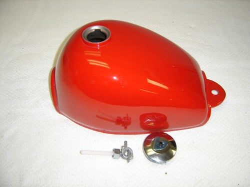 (06) Gas Tank Z50R 1979-87 Plain Red-hondanuts-Z50-CT70-QA50-SL70-XR75-parts-NOS-OEM-Honda