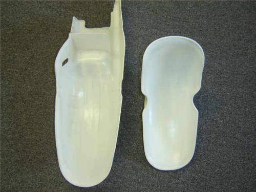 Plastic Fender Set Honda QA50 K1 K2 K3 White-hondanuts-Z50-CT70-QA50-SL70-XR75-parts-NOS-OEM-Honda