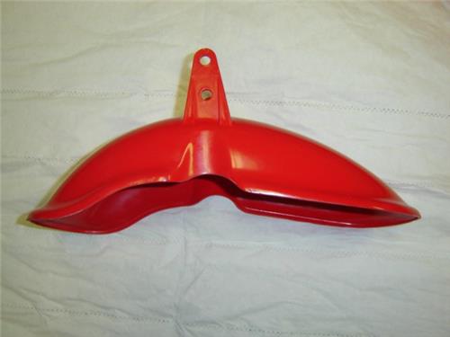 (06A) Fender Set Honda QA50 K0 Red Plastic-hondanuts-Z50-CT70-QA50-SL70-XR75-parts-NOS-OEM-Honda