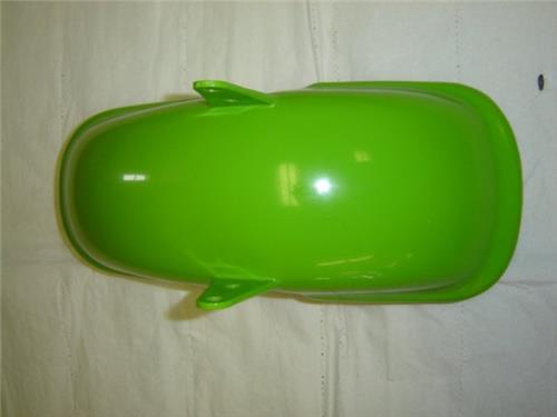 (06B) Fender Set Honda QA50 K0 Green Plastic-hondanuts-Z50-CT70-QA50-SL70-XR75-parts-NOS-OEM-Honda