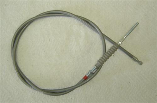 (04) Honda QA50 K0 K1 K2 K3  Reproduction Gray Rear Brake Cable-hondanuts-Z50-CT70-QA50-SL70-XR75-parts-NOS-OEM-Honda