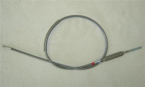 (07) Honda QA50 K0 K1 K2 K3 Reproduction Gray Front Brake Cable-hondanuts-Z50-CT70-QA50-SL70-XR75-parts-NOS-OEM-Honda