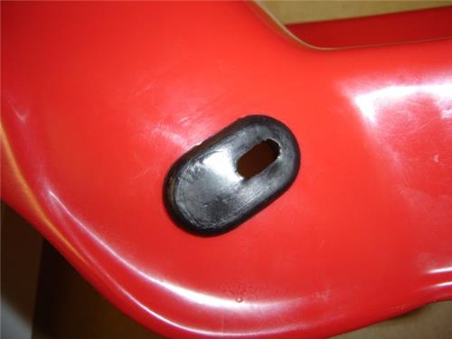 (05) Grommet Honda QA50 Rear Fender Grommet Rear Brake Cable Rubber-hondanuts-Z50-CT70-QA50-SL70-XR75-parts-NOS-OEM-Honda