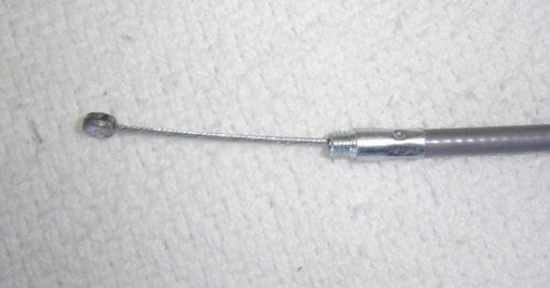 (01) Throttle Cable Gray Honda CT70 K0 Reproduction-hondanuts-Z50-CT70-QA50-SL70-XR75-parts-NOS-OEM-Honda