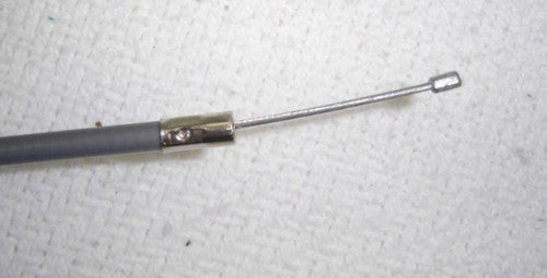 (01) Throttle Cable Gray Honda CT70 K0 Reproduction-hondanuts-Z50-CT70-QA50-SL70-XR75-parts-NOS-OEM-Honda