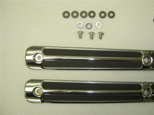 Heat Shield Set Honda CB750 Exhaust Muffler K1-76-hondanuts-Z50-CT70-QA50-SL70-XR75-parts-NOS-OEM-Honda