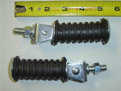 (0) Buddy Pegs Motorcycle Footpegs Folding Passenger Pegs 10mm-hondanuts-Z50-CT70-QA50-SL70-XR75-parts-NOS-OEM-Honda