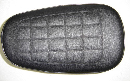 Seat Z50K3-78 Reproduction Embossed Logo-hondanuts-Z50-CT70-QA50-SL70-XR75-parts-NOS-OEM-Honda