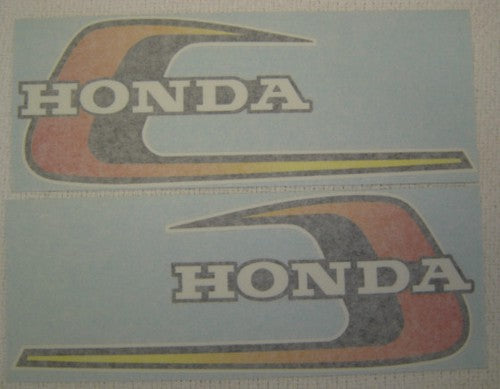 Decal Set Honda Z50K6 1975 Minitrail Gas Tank-hondanuts-Z50-CT70-QA50-SL70-XR75-parts-NOS-OEM-Honda