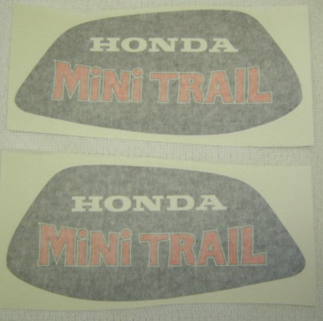 Decal Set Honda Z50K3 1972 Minitrail Gas Tank-hondanuts-Z50-CT70-QA50-SL70-XR75-parts-NOS-OEM-Honda