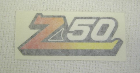 Decal Side Honda Z50K6 1975 Minitrail Left Side Cover-hondanuts-Z50-CT70-QA50-SL70-XR75-parts-NOS-OEM-Honda