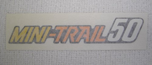 (13E) Decal Side Honda Z50 1978 Minitrail Left Side Cover-hondanuts-Z50-CT70-QA50-SL70-XR75-parts-NOS-OEM-Honda