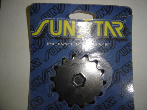 (08A) Front Drive Sprocket Sunstar-hondanuts-Z50-CT70-QA50-SL70-XR75-parts-NOS-OEM-Honda