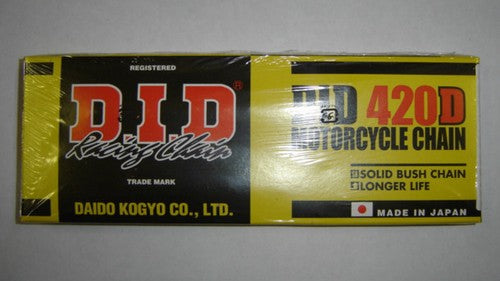 (01) Drive Chain 420  DID-hondanuts-Z50-CT70-QA50-SL70-XR75-parts-NOS-OEM-Honda