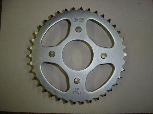 (02) Rear Drive Sprocket CT70 SL70 Sunstar-hondanuts-Z50-CT70-QA50-SL70-XR75-parts-NOS-OEM-Honda