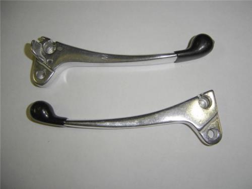 (20A/21A) Rubber Tipped Brake Lever Set Honda Z50 CT70 QA50 Left and Right-hondanuts-Z50-CT70-QA50-SL70-XR75-parts-NOS-OEM-Honda