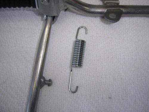 Footpeg Assy. w/ Kickstand Spring Honda Z50K0-K2 OEM-hondanuts-Z50-CT70-QA50-SL70-XR75-parts-NOS-OEM-Honda