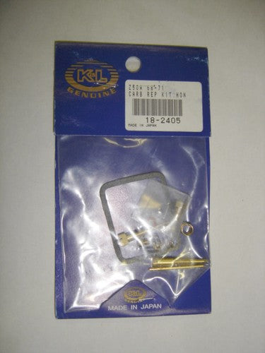 (01B) Carburetor Rebuild Kit Honda  Z50K0-K2 K&L-hondanuts-Z50-CT70-QA50-SL70-XR75-parts-NOS-OEM-Honda