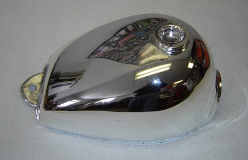 (06) Gas Tank Z50R 1979-87 Chrome-hondanuts-Z50-CT70-QA50-SL70-XR75-parts-NOS-OEM-Honda