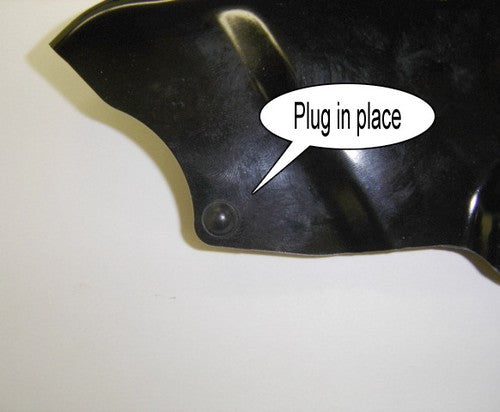 (01A) Chain Guard Rubber Plug Honda Z50K3-78  Black-hondanuts-Z50-CT70-QA50-SL70-XR75-parts-NOS-OEM-Honda