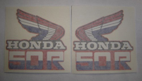 Decal Set Honda Z50R 1985 Minitrail Gas Tank-hondanuts-Z50-CT70-QA50-SL70-XR75-parts-NOS-OEM-Honda