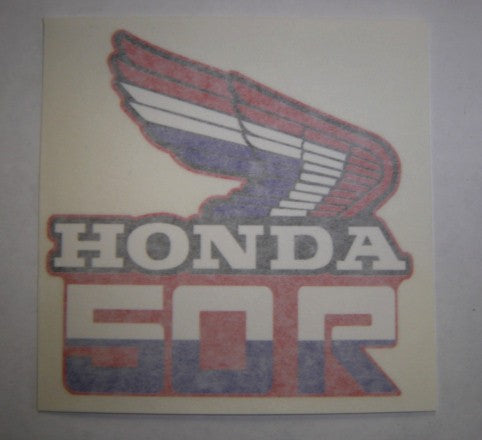 Decal Set Honda Z50R 1985 Minitrail Gas Tank-hondanuts-Z50-CT70-QA50-SL70-XR75-parts-NOS-OEM-Honda