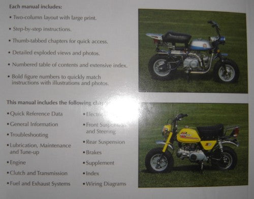 Clymer Repair Manual Honda Z50 CT70 SL70 CT90-hondanuts-Z50-CT70-QA50-SL70-XR75-parts-NOS-OEM-Honda