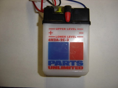 Battery 6N2A-2C-3 Honda CT70K1 SL70K1-hondanuts-Z50-CT70-QA50-SL70-XR75-parts-NOS-OEM-Honda