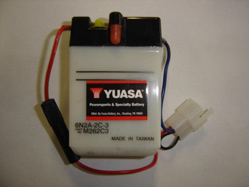 Battery 6N2A-2C-3 Honda CT70K1 SL70K1-hondanuts-Z50-CT70-QA50-SL70-XR75-parts-NOS-OEM-Honda