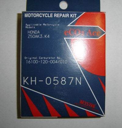 Carburetor Rebuild Kit Honda Z50K3-K6 Keyster-hondanuts-Z50-CT70-QA50-SL70-XR75-parts-NOS-OEM-Honda