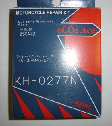 Carburetor Rebuild Kit Honda Z50K0-K2 Keyster-hondanuts-Z50-CT70-QA50-SL70-XR75-parts-NOS-OEM-Honda