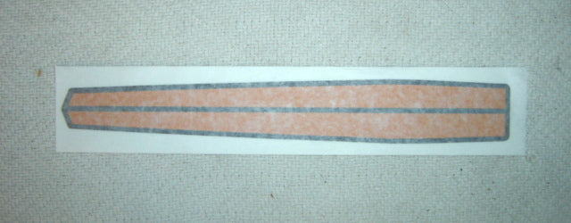 (08C) Decal Front or Rear Fender Stripe Honda QA50K3
