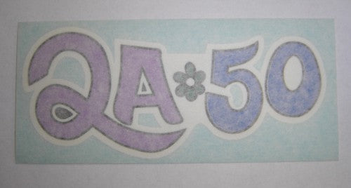 (08) Decal Front Fender Honda QA50K0-hondanuts-Z50-CT70-QA50-SL70-XR75-parts-NOS-OEM-Honda