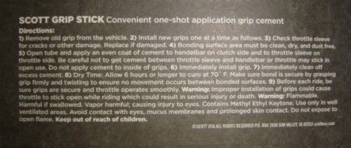 Grip Glue by Scott-hondanuts-Z50-CT70-QA50-SL70-XR75-parts-NOS-OEM-Honda