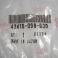 (18) Rear Brake Arm Honda Z50K3-76 SL70 CT70K0-K3 OEM-hondanuts-Z50-CT70-QA50-SL70-XR75-parts-NOS-OEM-Honda