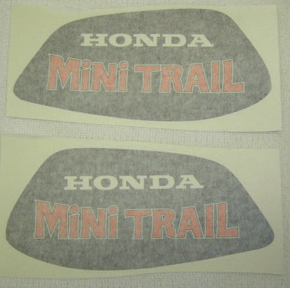 Decal Set Honda Z50K3 1972 Minitrail  Gas Tank-hondanuts-Z50-CT70-QA50-SL70-XR75-parts-NOS-OEM-Honda