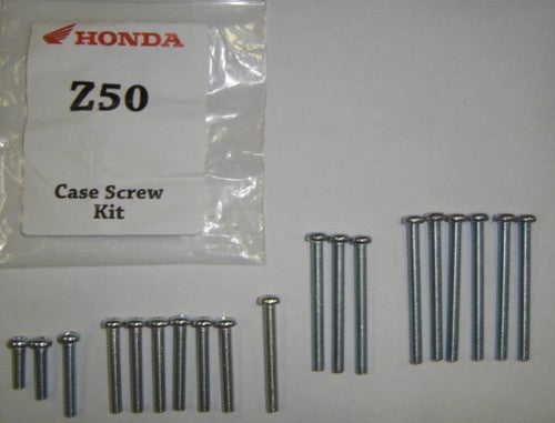 (23A) Engine Screw Kit Honda Z50-CT70-hondanuts-Z50-CT70-QA50-SL70-XR75-parts-NOS-OEM-Honda