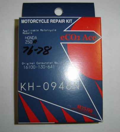 (01A) Carburetor Rebuild Kit Honda  Z50 1976-78 Keyster-hondanuts-Z50-CT70-QA50-SL70-XR75-parts-NOS-OEM-Honda