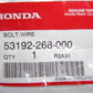 (13) Cable Adjusting Bolt Honda Z50K2 ST90 CB77 OEM-hondanuts-Z50-CT70-QA50-SL70-XR75-parts-NOS-OEM-Honda