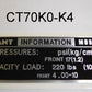 Decal Tire Pressure Specs Honda CT70K0-1979-hondanuts-Z50-CT70-QA50-SL70-XR75-parts-NOS-OEM-Honda