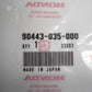 Sealing Washer 6mm Copper Honda Z50 CT70 ATC70 SL70 OEM-hondanuts-Z50-CT70-QA50-SL70-XR75-parts-NOS-OEM-Honda