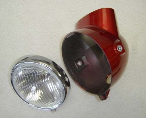 (15B) Headlight Bucket W/ Light Honda CT70 CL70 CL90 SL90 S90-hondanuts-Z50-CT70-QA50-SL70-XR75-parts-NOS-OEM-Honda