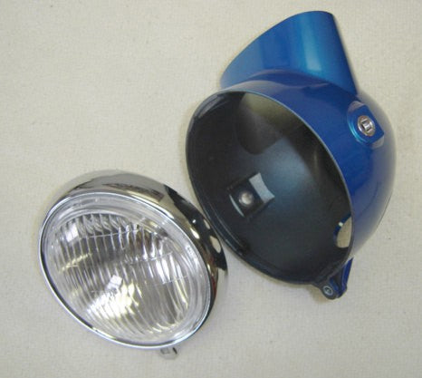 (15B) Headlight Bucket W/ Light Honda CT70 CL70 CL90 SL90 S90-hondanuts-Z50-CT70-QA50-SL70-XR75-parts-NOS-OEM-Honda