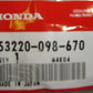 Thread Steering Head Nut Honda CT70 Z50K3-99 SL70 XR75 OEM-hondanuts-Z50-CT70-QA50-SL70-XR75-parts-NOS-OEM-Honda