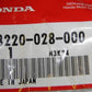 Thread Steering Head Nut Honda S90 CL90 MR50 OEM-hondanuts-Z50-CT70-QA50-SL70-XR75-parts-NOS-OEM-Honda