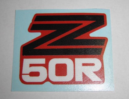 (11) Decal Number Plate Honda Z50R 1979-hondanuts-Z50-CT70-QA50-SL70-XR75-parts-NOS-OEM-Honda