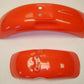 (08B) Fender Set Red New Material Honda Z50R 1979 to 1987-hondanuts-Z50-CT70-QA50-SL70-XR75-parts-NOS-OEM-Honda