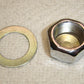 (08A, 10A) Steering Stem Nut W/ Washer Honda Z50 CT70-hondanuts-Z50-CT70-QA50-SL70-XR75-parts-NOS-OEM-Honda