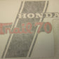 Honda CT70 K0H 4 Speed Main Frame Decal Set-hondanuts-Z50-CT70-QA50-SL70-XR75-parts-NOS-OEM-Honda