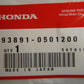 (19) Screw 5x12mm W/ Washer Honda Z50R OEM-hondanuts-Z50-CT70-QA50-SL70-XR75-parts-NOS-OEM-Honda